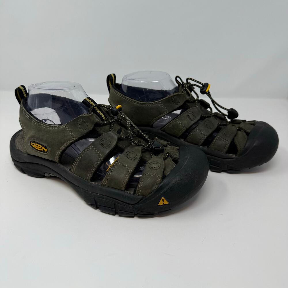 Keen Sandals Men's 9 Olive Green Newport Waterproof Leather Hiking Sandal - Picture 5 of 9